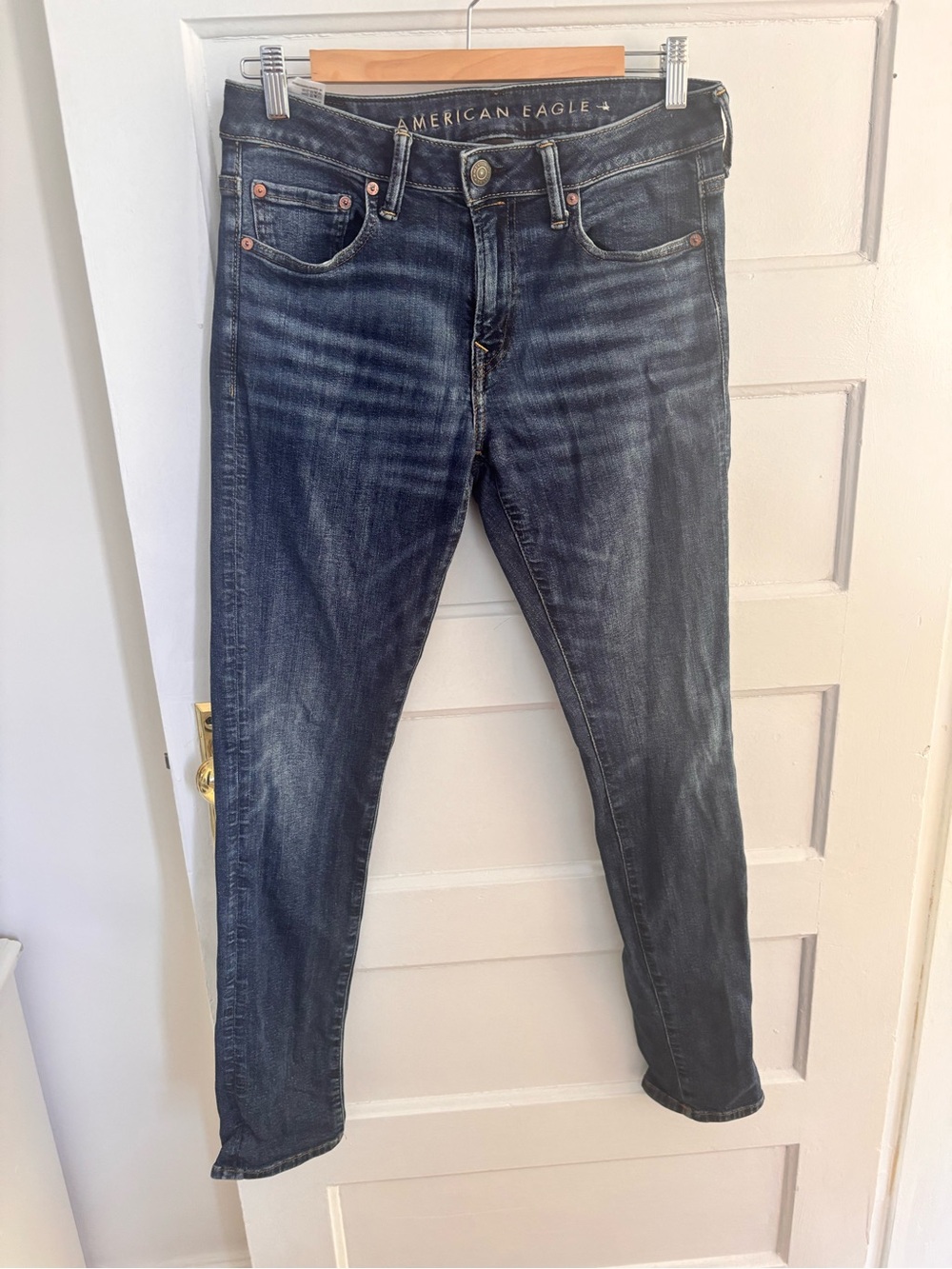 American Eagle Outfitters Women's Dark Indigo Skinny Jeans